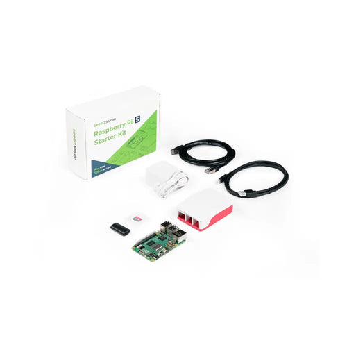 Seeed Studio Raspberry Pi 5 Starter Kit - 4GB RAM，128GB Micro SD Card Pre-Loaded w/ 64-Bit Raspberry Pi OS