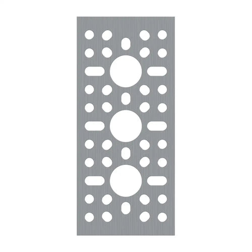 ServoCity 1123 Series Pattern Plate (1 x 3 Hole, 43 x 96mm)