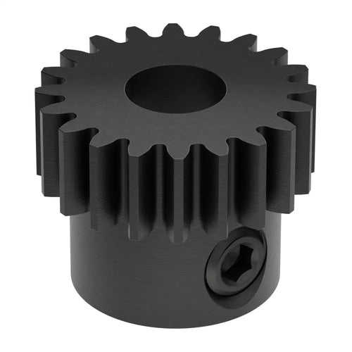 ServoCity 2303 Series Steel, MOD 0.8 Pinion Gear (1/4" Round Bore, 20 Tooth)