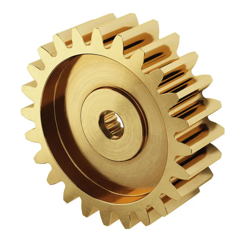 ServoCity 2305 Series Brass, MOD 0.8, Servo Gear (24 Tooth Spline, 24 Tooth)