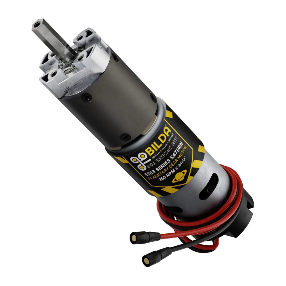 ServoCity 5303 Series Saturn Planetary Gear Motor w/ Encoder (50.9:1, 360 rpm)