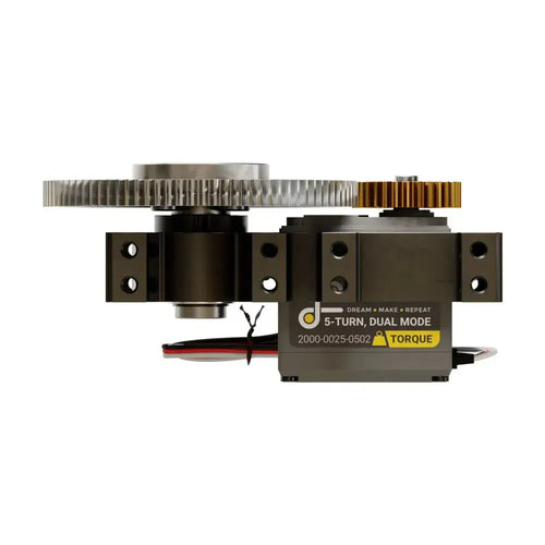 ServoCity Stingray-3 Servo Gearbox (0.51 sec/60°, 20rpm, 1050 Oz-in Torque, 600° Rotation)