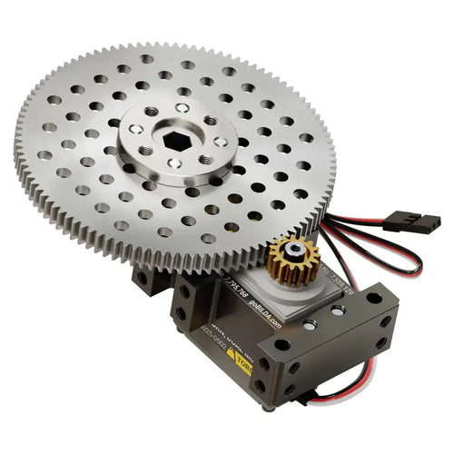 ServoCity Stingray-7 Servo Gearbox (1.19 Sec/60°, 8.6 rpm, 2450 Oz-in Torque, 257° Rotation)