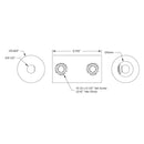 ServoCity 0.125" to 6mm Set-Screw Shaft Coupler