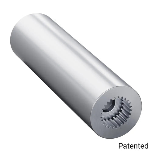 ServoCity 10mm Round Servo Shaft (25 Tooth Spline, 36mm Length)