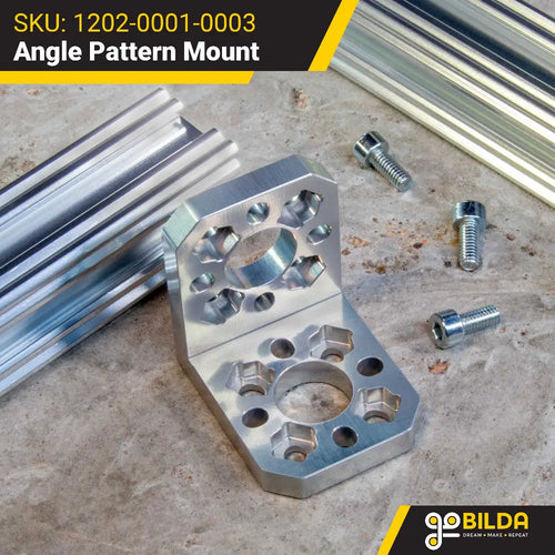 ServoCity 1202 Series Angle Pattern Mount (1-3)