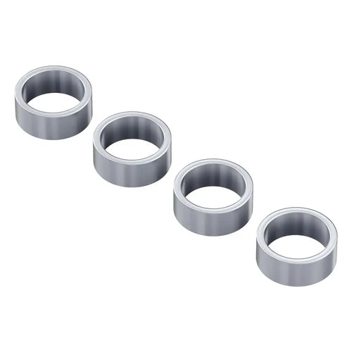 ServoCity 12mm ID Steel Spacer (15mm OD, 6mm Length) - 4 Pack