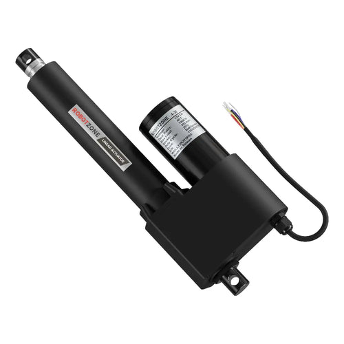 ServoCity 12V Super-Duty Linear Actuator (1570lb Thrust, 0.3"/sec, 4" Stroke)