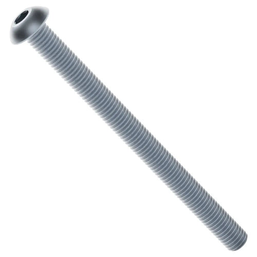 ServoCity 2802 Series Zinc-Plated Steel Button Head Screw (M4 x 0.7mm, 50mm Length) - 25 Pack