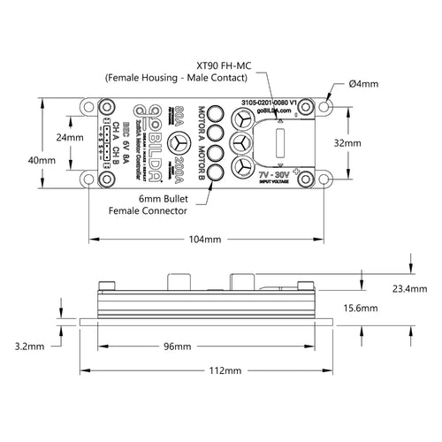 ServoCity 2x80A Motor Controller