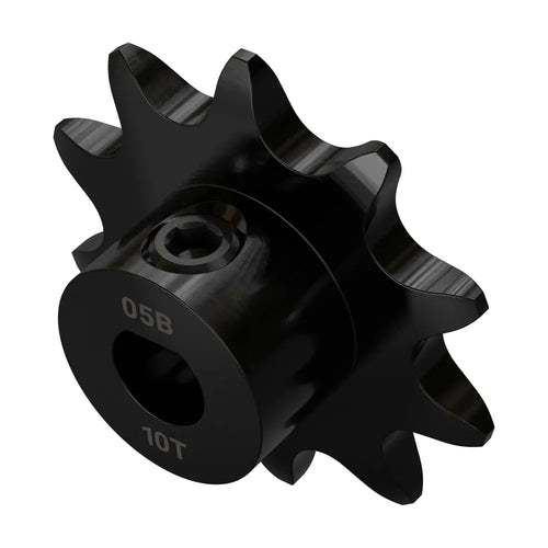 ServoCity 3307 Series 8mm Pitch Steel Set-Screw Sprocket (6mm D-Bore, 10 Tooth)