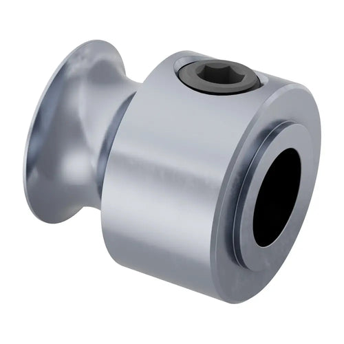 ServoCity 3401 Series Set-Screw Round Belt Pulley (6mm Bore, 8mm PD)