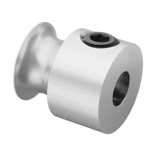 ServoCity 3401 Series Set-Screw Round Belt Pulley (5mm Bore, 8mm PD)