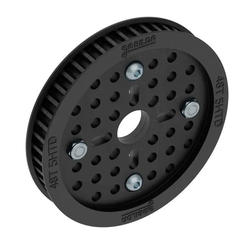 ServoCity 3415 Series 5mm HTD Pitch Hub Mount Timing Belt Pulley (14mm Bore, 48 Tooth)