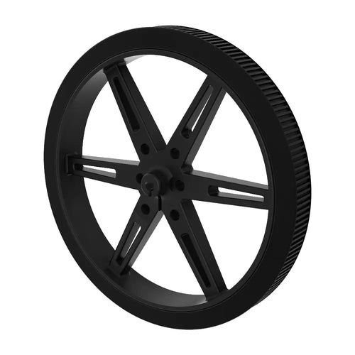 ServoCity 3602 Series Press-Fit Wheel (3mm D-Bore, 80mm Diameter) - 2 Pack