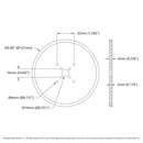 ServoCity 5" Acrylic Disc Wheel (Blue) - 2 Pack