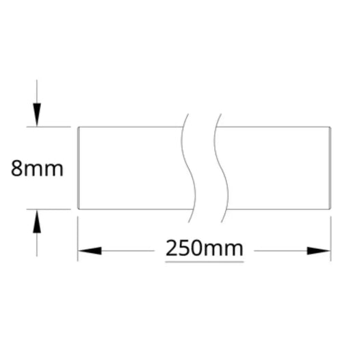 ServoCity 8mm Shaft (250mm Length)