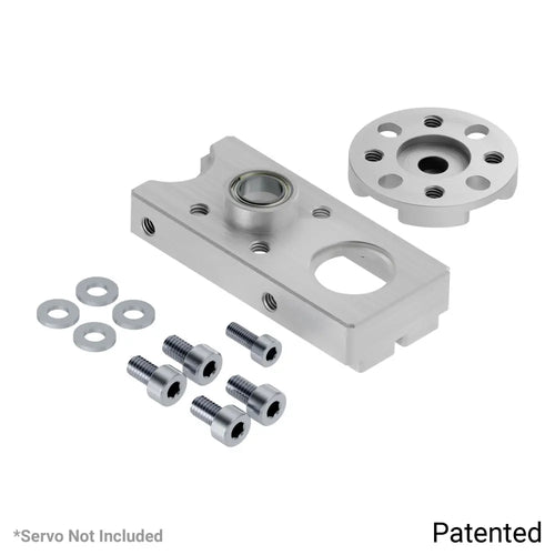 ServoCity Compact ServoBlock® (27mm Width, for Standard Size H25T Spline Servo, Hub-Shaft)