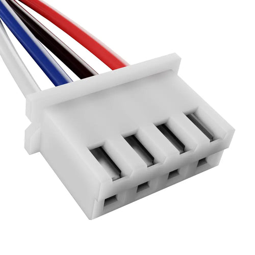 ServoCity Encoder Breakout Cable (4-Pos JST XH [MH-FC] to 4 x 1-Pos TJC8 [FH-MC]), 300mm L