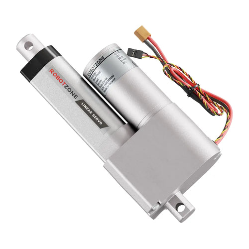 ServoCity Heavy-Duty Linear Servo (Position Control, 12-24V, 112lb Thrust, 0.6"/sec, 2" Stroke)