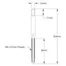 ServoCity M4 x 0.7mm Thread Starting Tap
