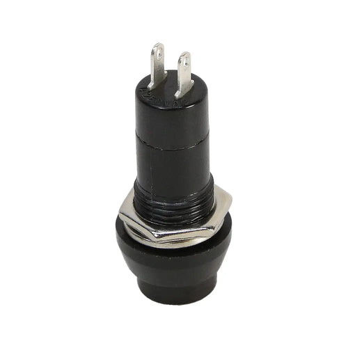 ServoCity Momentary SPST Round Push Button Switch (Black)