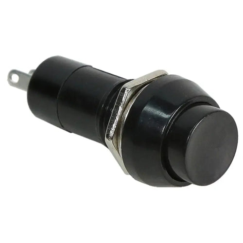ServoCity Momentary SPST Round Push Button Switch (Black)