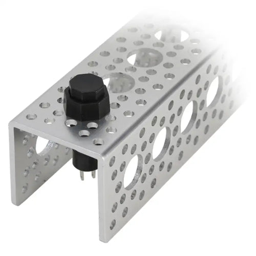 ServoCity Momentary SPST Round Push Button Switch (Black)
