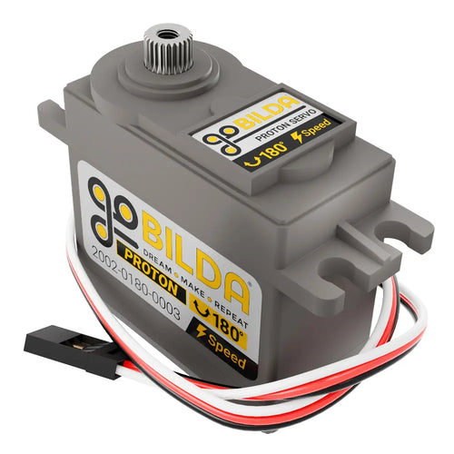 ServoCity Proton Servo (Steel Gears, 180° Rotation, Speed Ratio)