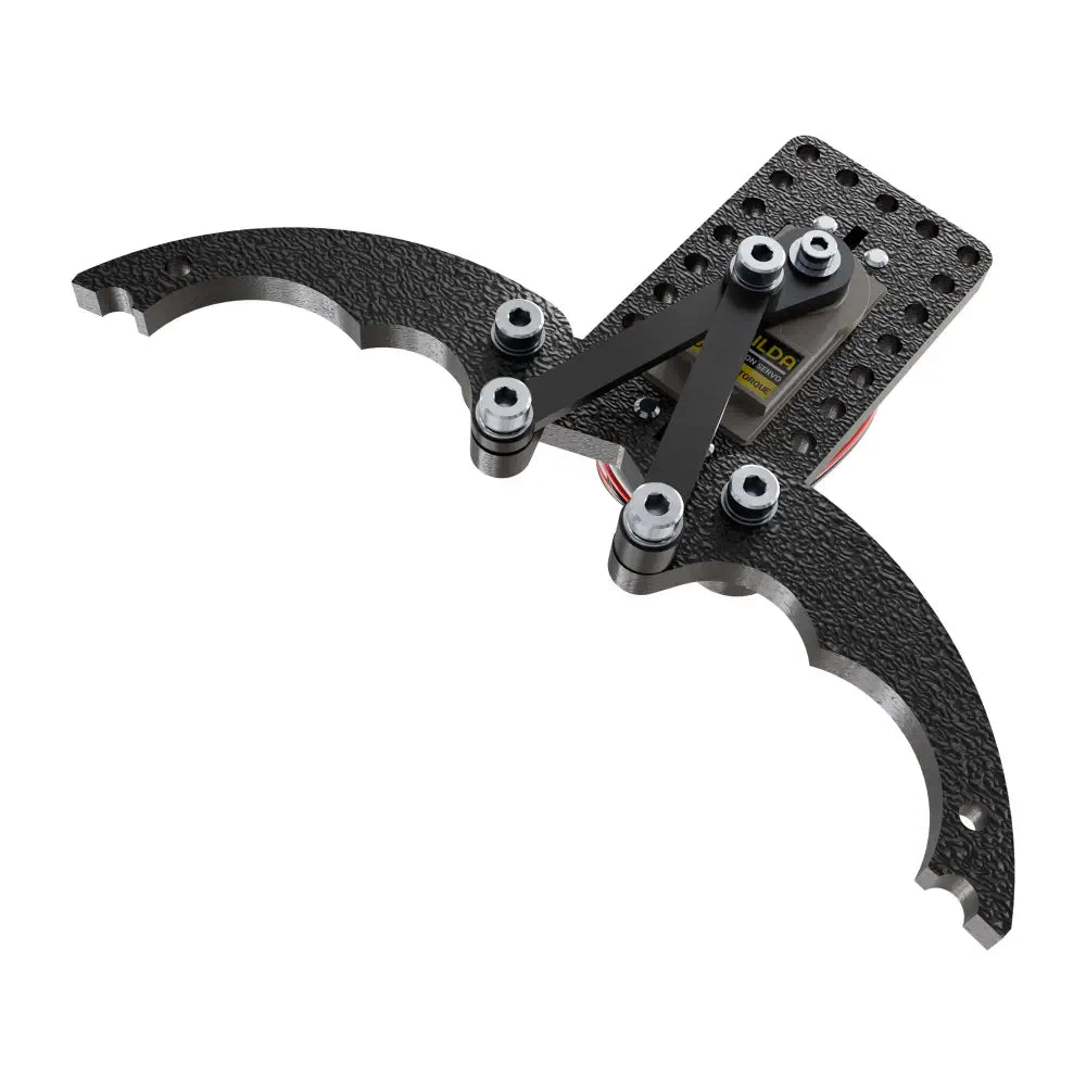 ServoCity Servo-Driven Gripper Kit (Servo Included) - RobotShop