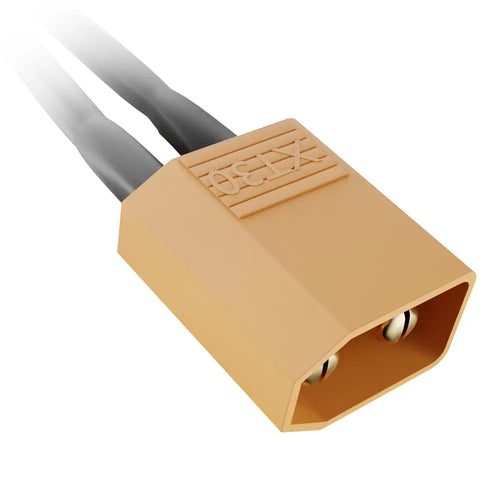 ServoCity XT30 [FH-MC] to 2-Pos TJC8 Power Connector [MH-FC] Adaptor (60mm Length)
