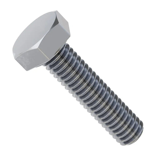 ServoCity Zinc-Plated Steel Hex Head Screw (M4 x 0.7mm, 16mm Length) - 25 Pack