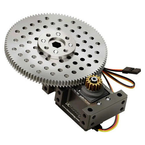 Shark-7 Servo Gearbox (10 rpm, 3304 Oz-in Torque, Continuous Rotation)