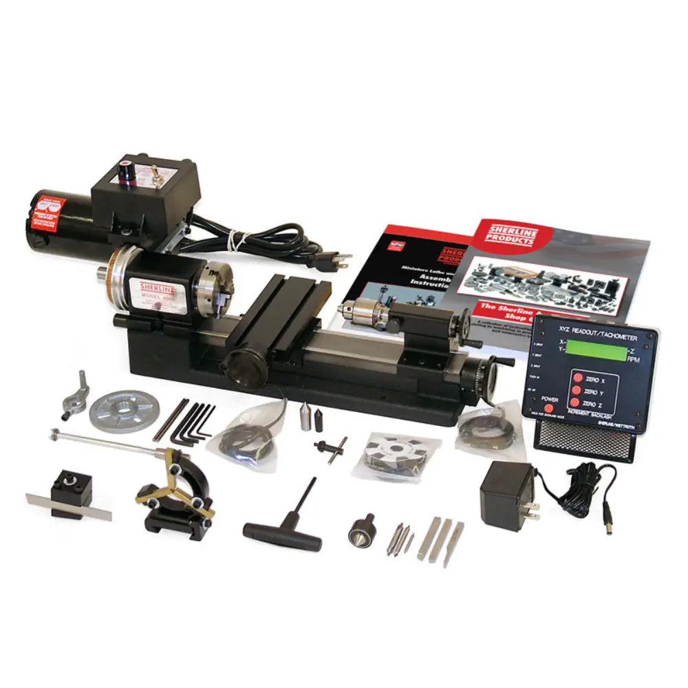 Sherline 8-Inch Tabletop Lathe with DRO Package B (Inch) (EU)