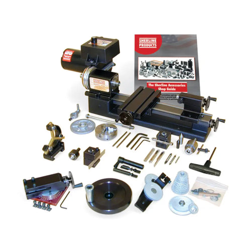 Sherline Manual 8-Inch Tabletop Lathe Package C (Metric) (EU)