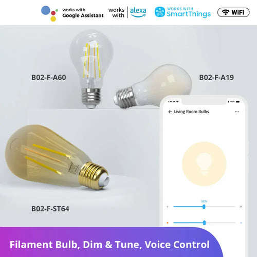 SONOFF B02-F Smart Wi-Fi LED Filament Bulb  (B02-F-A60)