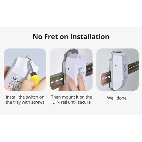 SONOFF DR – DIN Rail Tray