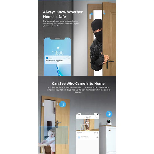 SONOFF DW2-RF – 433MHz RF Wireless Door/Window Sensor