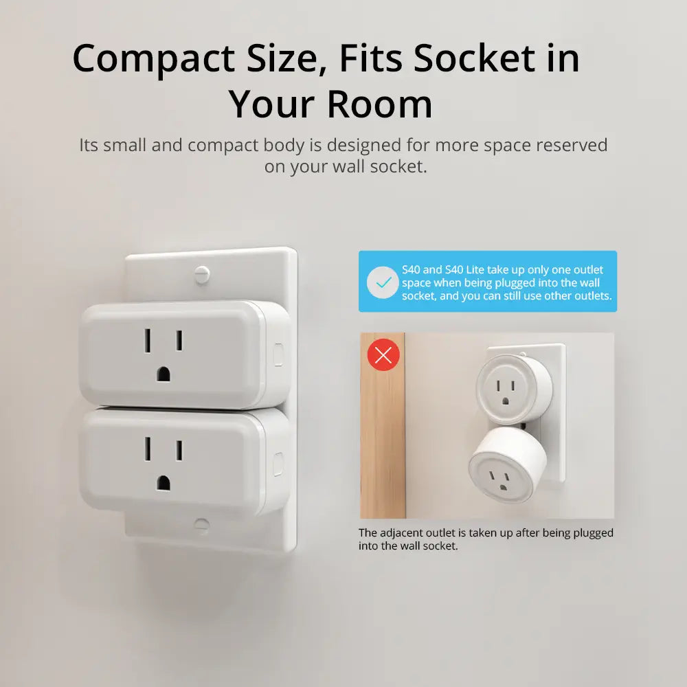 SONOFF iPlug Series Wi-Fi Smart Plug (S40 - Type A)