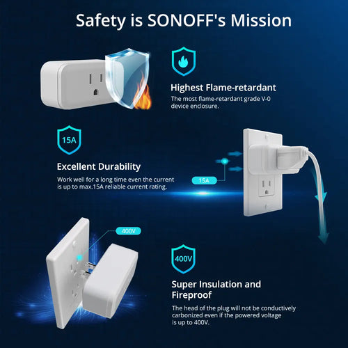 SONOFF iPlug Series Wi-Fi Smart Plug (S40 - Type A)
