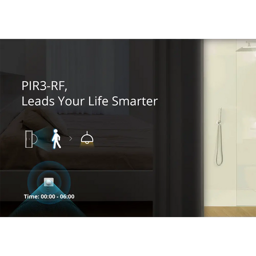 SONOFF PIR3-RF – 433MHZ RF PIR Motion Sensor