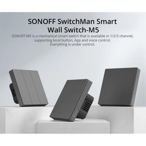 SONOFF SwitchMan Smart Wall Switch-M5 (1 Gang - Type 80)