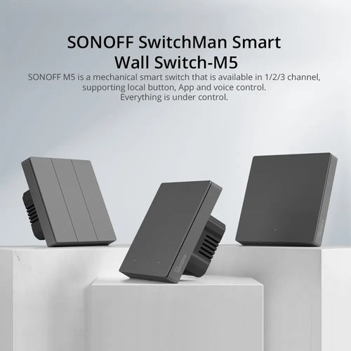 SONOFF SwitchMan Smart Wall Switch-M5 (3 Gang - Type 86)
