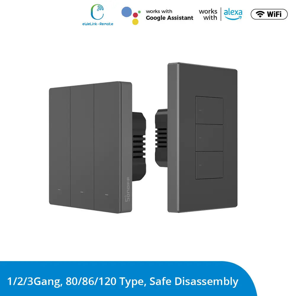 SONOFF SwitchMan Smart Wall Switch-M5 (3 Gang - Type 86)