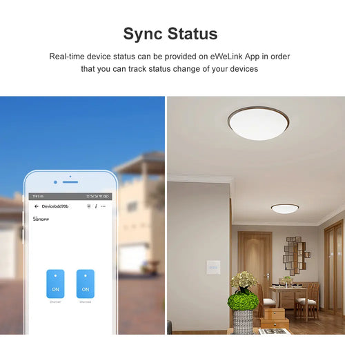 SONOFF TX Series WiFi Wall Switch (T0, UK, 3 Gang, White)