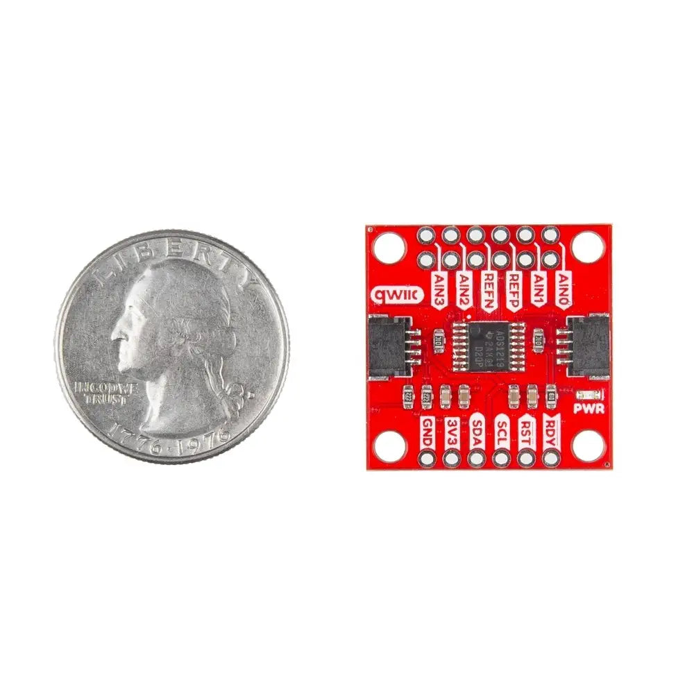 SparkFun Qwiic 24 Bit ADC - 4 Channel (ADS1219)