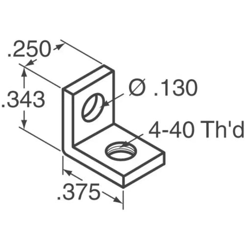 Sparkfun Angle Bracket - 4-40