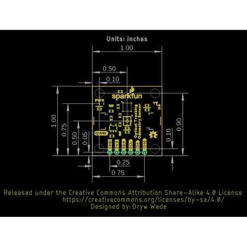 SparkFun Optical Tracking Odometry Sensor - PAA5160E1 (Qwiic)