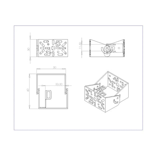 Sparkfun Pan/Tilt Bracket Kit (Multi Attachment)