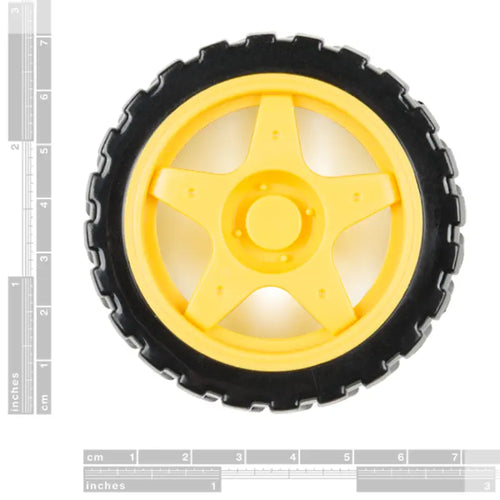 Sparkfun Wheel - 65Mm (Rubber Tire, Pair)